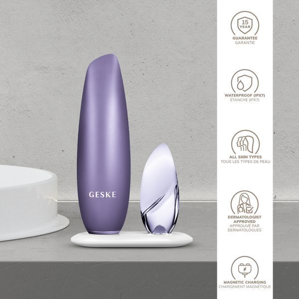 Безконтактна магнітна пілінг-маска GESKE Touchless Magnetic Peeling Mask 5в1 purple HB0561 фото