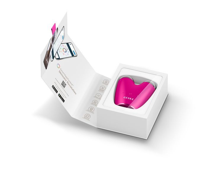 Микротоковый подтягиватель лица GESKE MicroCurrent Face-Lifter 6в1 magenta HB0131 фото