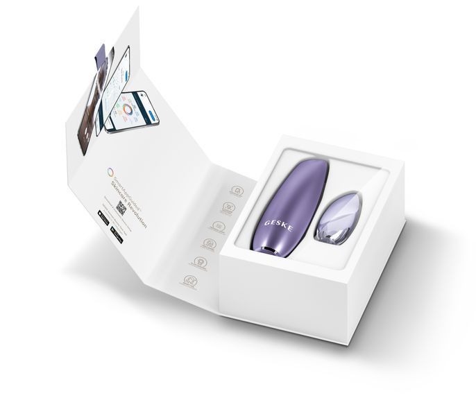 Безконтактна магнітна пілінг-маска GESKE Touchless Magnetic Peeling Mask 5в1 purple HB0561 фото