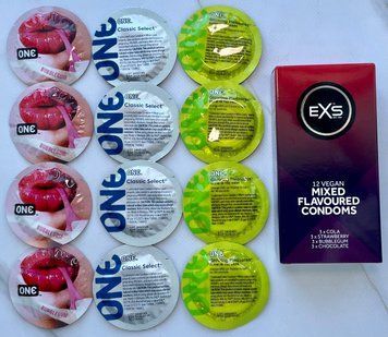 Набір 12 шт ONE Classic, Flavor Waves, Glowing Pleasures + EXS Mixed Flavored (12 шт.) SOS3964 фото