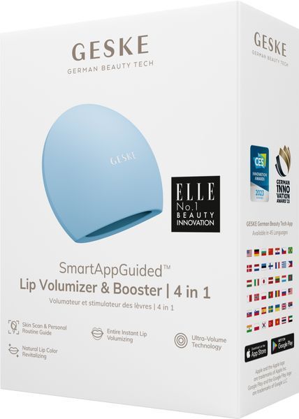 Пристрій для збільшення обʼєму губ GESKE Lip Volumizer&Booster 4в1 Big aquamarine HB0232 фото