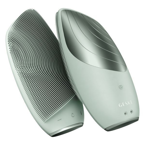 Електронна звукова термо щітка для обличчя GESKE Sonic Thermo Facial Brush 6в1 green HB0085 фото