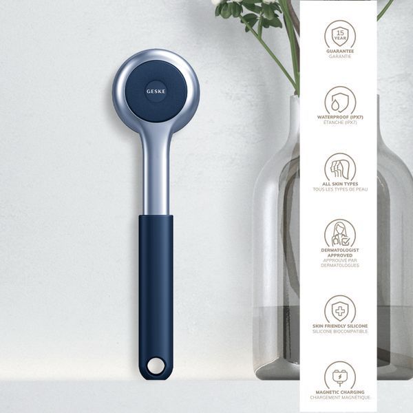 Ультразвукова щітка для всього тіла GESKE Sonic Full-Body Brush&Intensive Exfoliator 8в1 midnight HB0378 фото