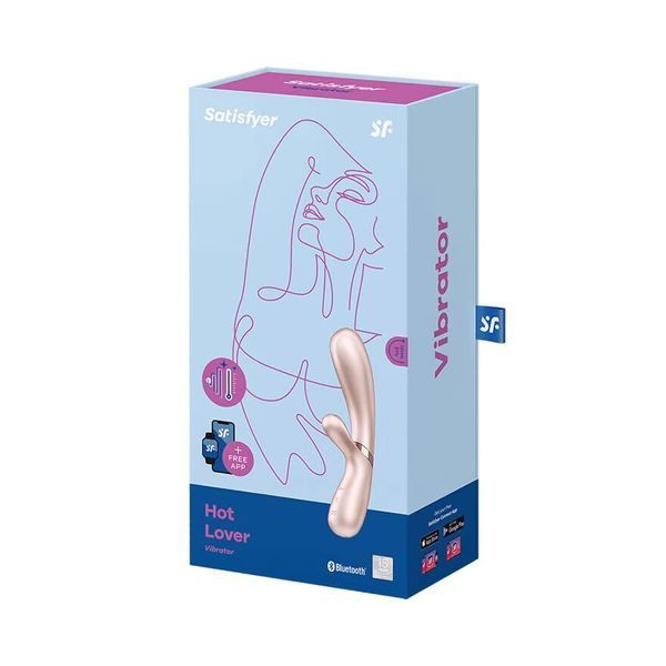 Смарт вибратор-кролик с подогревом Satisfyer Hot Lover Nude SO5543 фото