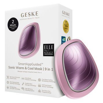 Ультразвукова маска тепло та холод GESKE Sonic Warm&Cool Mask 9в1 pink HB0104 фото
