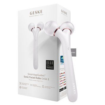 Электронный ультразвуковой ролик для лица GESKE Sonic Facial Roller 4в1 starlight HB0176 фото