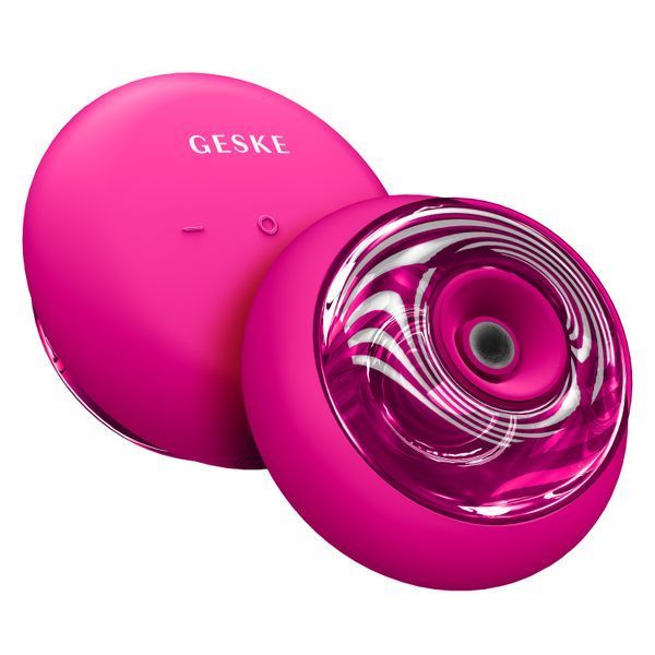 Масажер для обличчя та тіла GESKE Sonic Cool&Warm Face and Body Massager 9в1 magenta HB0278 фото