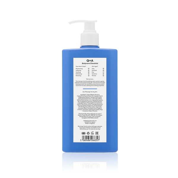 Заспокоюючий лосьйон для тіла Q+A Salicylic Acid Smoothing Lotion 250ml 5060486266357 фото