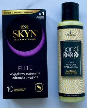 Набір SKYN Elite 10 шт - Лубрикант Sensuva Handipop Mango Smoothie (125 мл) SOS3373 фото
