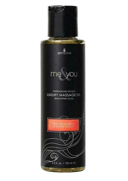 Массажное масло Sensuva - Me&You Wild Passion Fruit & Island Guava (125 мл) с феромонами SO4465 фото