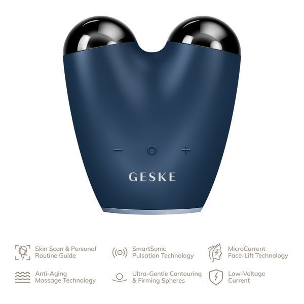 Мікрострумовий підтягувач обличчя GESKE MicroCurrent Face-Lifter 6в1 midnight HB0133 фото