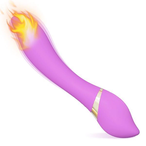 Силиконовый вибратор Sexbay для стимуляции точки G с подогревом (Red) BY17-54 фото