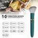 10 скоростей Vibration Makeup Brush Женский Clitoral - RED VBR3 фото 2