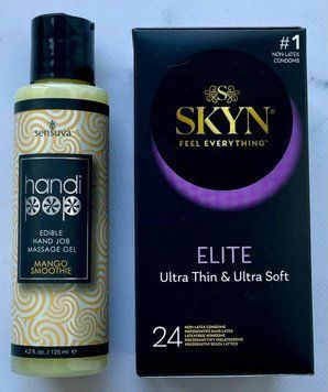Набір SKYN Elite 24 шт - Лубрикант Sensuva Handipop Mango Smoothie (125 мл) SOS3374 фото