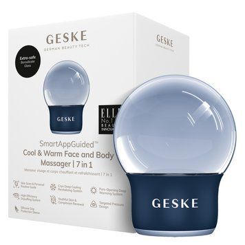 Масажер для обличчя і тіла GESKE Cool&Warm Face and Body Massager 7в1 midnight HB0301 фото