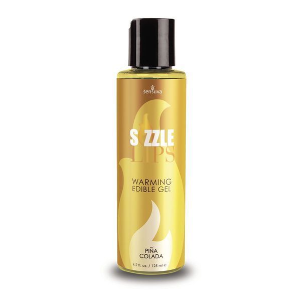 Зігрівальний масажний гель Sensuva Sizzle Lips Pina Colada (125 мл) SO3531 фото