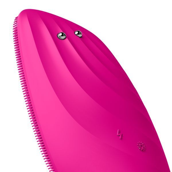 Очищувальна щітка для обличчя GESKE Sonic Thermo Facial Brush&Face-Lifter 8в1 magenta HB0087 фото