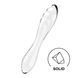 Двосторонній скляний дилдо Satisfyer Dazzling Crystal 1 Transparent, дуже міцний, без стопера SO8785 фото 2