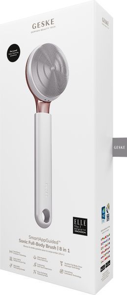 Ультразвукова щітка для всього тіла GESKE Sonic Full-Body Brush&Intensive Exfoliator 8в1 starlight HB0381 фото