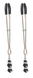 Зажимы для сосков с бусинами Art of Sex Nipple Clamps Lovely, черные SO5860 фото 3