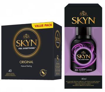 Набор SKYN ORIGINAL 40 шт и Лубрикант Skyn All Night Long 80 мл SK118 фото