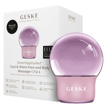 Масажер для обличчя і тіла GESKE Cool&Warm Face and Body Massager 7в1 pink HB0302 фото