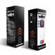 Автоматична вакуумна помпа Men Powerup Passion Pump Red, LED-табло, перезаряджається, 8 режимів SO6226 фото 4