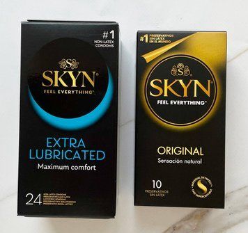 Комплект SKYN Exstra Lube 24шт+ Skyn Original 10 шт SOS2099 фото