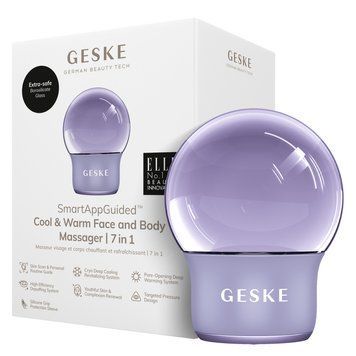 Масажер для обличчя і тіла GESKE Cool&Warm Face and Body Massager 7в1 purple HB0303 фото