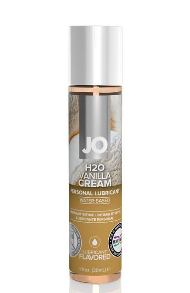 Смазка на водной основе System JO H2O &mdash; Vanilla Cream (30 мл) без сахара, растительный глицерин SO1480 фото