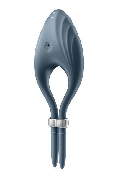 Эрекционное виброкольцо-лассо Satisfyer Duelist Dark Blue, 10 режимов, мощный мотор SO6276 фото