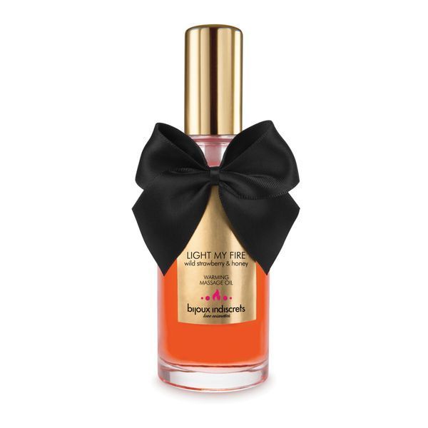 Розігріваюча олія Bijoux Indiscrets Light my Fire &ndash; Wild Strawberry&Honey SO5937 фото