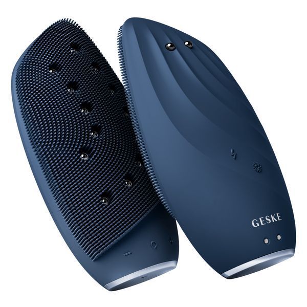 Очистительная щетка для лица GESKE Sonic Thermo Facial Brush&Face-Lifter 8в1 midnight HB0089 фото