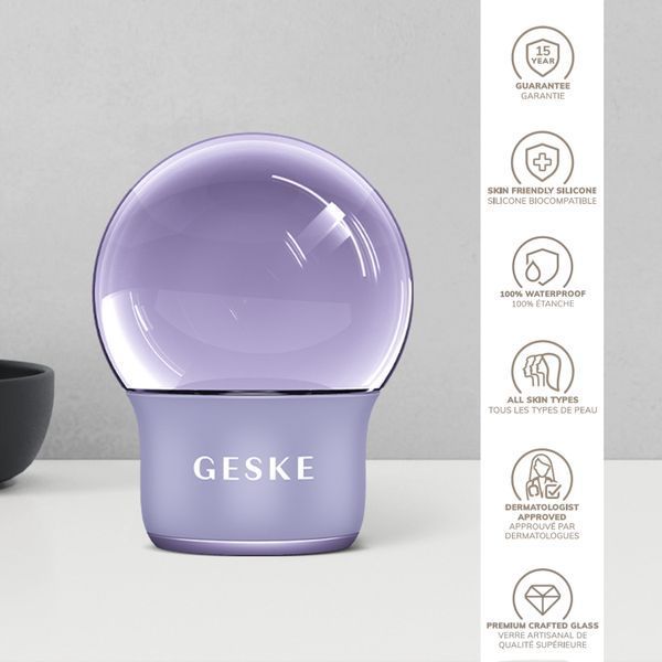 Массажер для лица и тела GESKE Cool&Warm Face and Body Massager 7в1 purple HB0303 фото