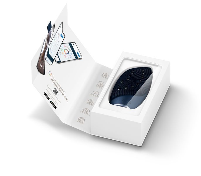 Очистительная щетка для лица GESKE Sonic Thermo Facial Brush&Face-Lifter 8в1 midnight HB0089 фото