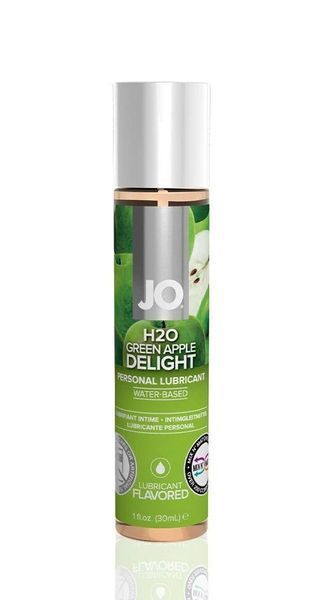 Змазка на водній основі System JO H2O &mdash; Green Apple (30 мл) без цукру, рослинний гліцерин SO1481 фото