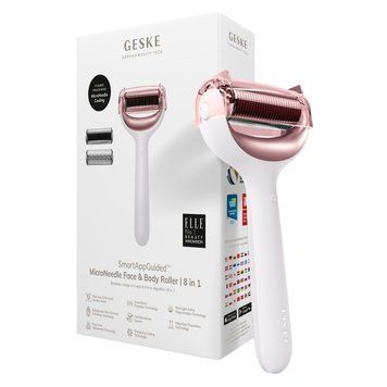 Электронный роллер для лица и тела с микроиглами GESKE MicroNeedle Face&Body Roller 8в1 starlight HB0198 фото