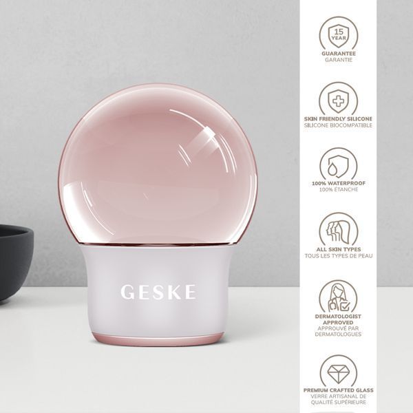 Масажер для обличчя і тіла GESKE Cool&Warm Face and Body Massager 7в1 starlight HB0304 фото
