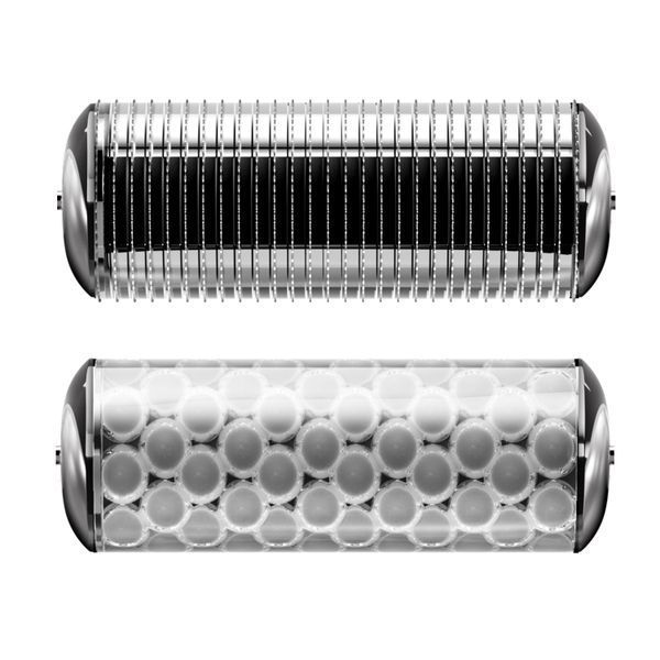 Електронний ролер для обличчя та тіла з мікроголками GESKE MicroNeedle Face&Body Roller 8в1 starlight HB0198 фото