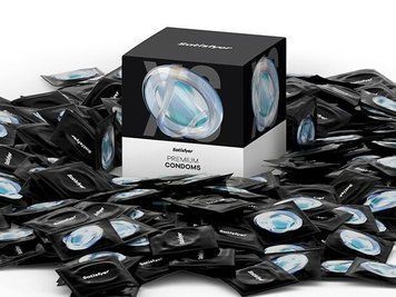 Набір презервативів Satisfyer Premium Condoms M (53 мм) 100 шт SX3267 фото