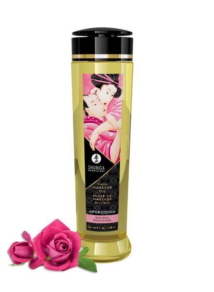 Масажна олія Shunga Aphrodisia &ndash; Roses (240 мл) натуральна зволожувальна SO4807 фото