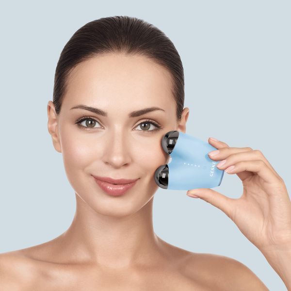 Микротоковый подтягиватель лица GESKE MicroCurrent Face-Lifter 6в1 aquamarine HB0138 фото