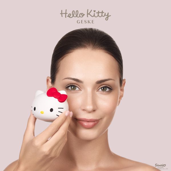 Ультразвукова щітка для обличчя GESKE Sonic Facial Brush 4в1 by Hello Kitty HB0041 фото