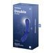 Двухсторонний стеклянный дилдо Satisfyer Double Crystal Light blue, боросиликатное стекло, унисекс SO8787 фото 1