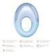 Масажер для очей GESKE Cool&Warm Eye Massager 7в1 aquamarine HB0307 фото 2