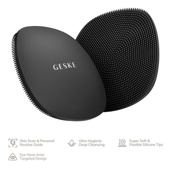 Щітка для обличчя GESKE Facial Brush 4в1 gray HB0042 фото