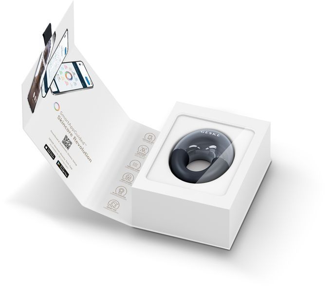 Массажер для глаз GESKE Cool & Warm Eye Massager 7в1 black HB0308 фото