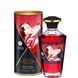 Розігрівальна олія Shunga Aphrodisiac Warming Oil &ndash; Blazing Cherry (100 мл) без цукру, смачна SO2493 фото 1