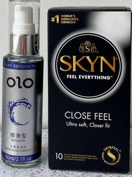 Набір SKYN Close Feel 10 штук + Лубрикант "olo smooth" 60 мл SOS1123 фото