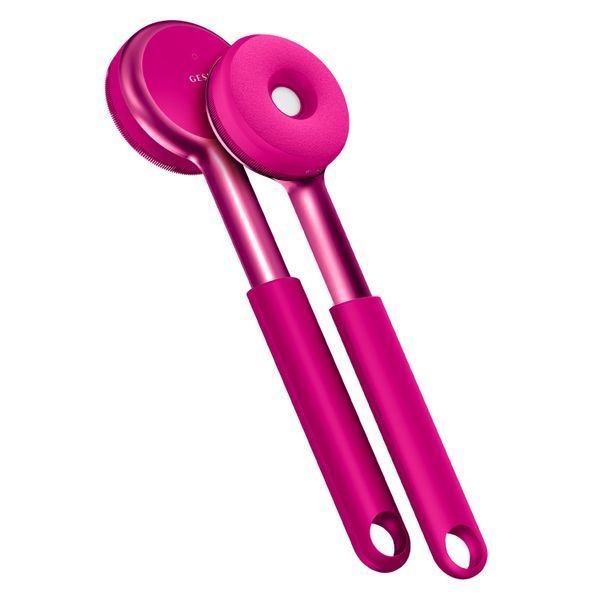 Звуковая светодиодная щетка для всего тела GESKE Sonic LED Full-Body Brush&Intensive Exfoliator 9в1 magenta HB0388 фото